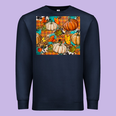 Fall Pumpkin Tumbler Premium Sweatshirt Designed By Bundleandbundleshop