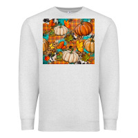 Oatmeal Heather fall pumpkin tumbler Premium Sweatshirt - BundleAndBundleShop