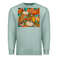Seafoam fall pumpkin tumbler Premium Sweatshirt - BundleAndBundleShop