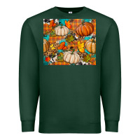Sports Green fall pumpkin tumbler Premium Sweatshirt - BundleAndBundleShop