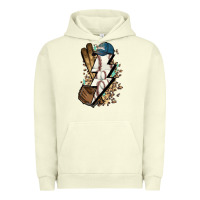 Pigment Pistachio Lightning bolt Baseball Urban Hoodie - HowdyJamesFarm