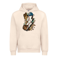 Sandshell Lightning bolt Baseball Urban Hoodie - HowdyJamesFarm
