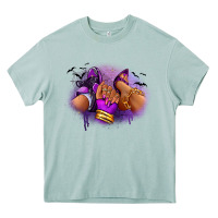 Halloween Sneaker And Heel Afro Woman Heavy Core Tee | Teevron