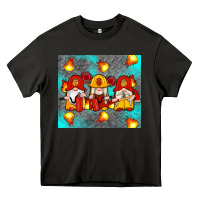 Asphalt firefighter gnomes Heavy Core Tee - Artiststas
