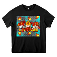 Black firefighter gnomes Heavy Core Tee - Artiststas