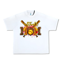 White softball mom Urban Heavy Tee - AdoDesignShop