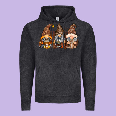 Coffee Gnomes Vintage Hoodie Designed By Racoondesign
