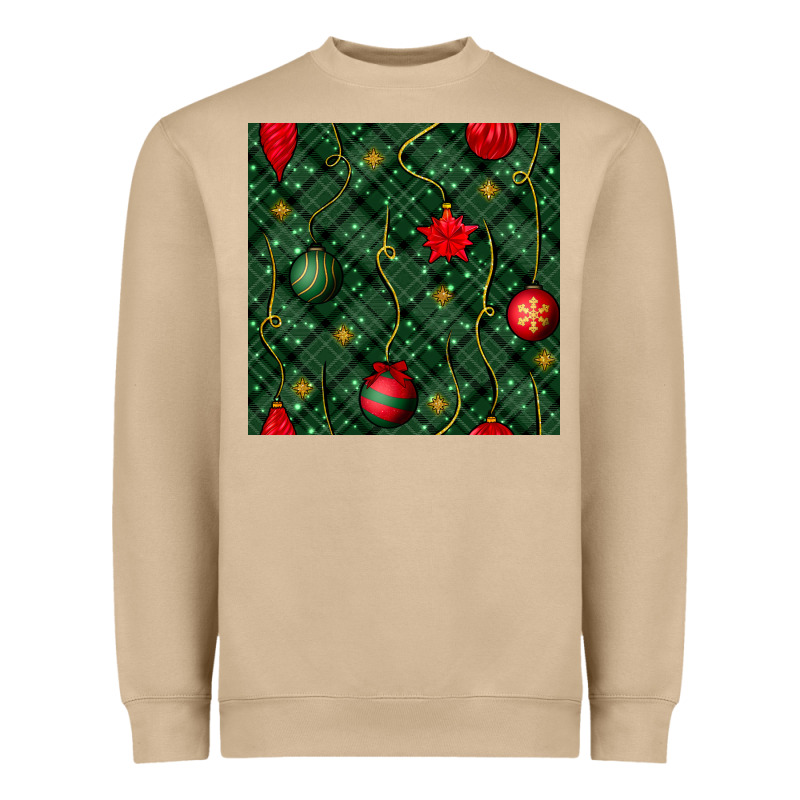 Christmas Ornaments Seamless  Pattern Heavyweight Sweatshirt by BundleAndBundleShop | Teevron