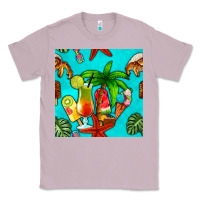 Lilac summer drinks and ice cream Classic Tee - BundleAndBundleShop