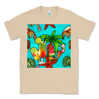 Mushroom summer drinks and ice cream Classic Tee - BundleAndBundleShop