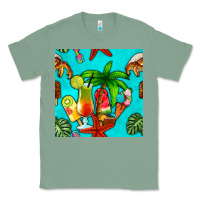 Sage summer drinks and ice cream Classic Tee - BundleAndBundleShop