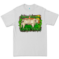 Dove Grey Thick Thighs Lucky Vibes Charolais Bull Premium Tee - RanaPortraitStore