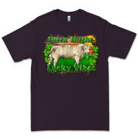 Plum Thick Thighs Lucky Vibes Charolais Bull Premium Tee - RanaPortraitStore