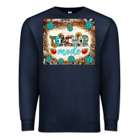 Navy teacher mode tumbler Premium Sweatshirt - BundleAndBundleShop