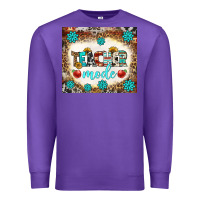 Purple teacher mode tumbler Premium Sweatshirt - BundleAndBundleShop