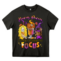 Asphalt Hocus pocus i need coffee to focus Heavy Core Tee - RanaPortraitStore