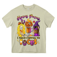 Mossy Hocus pocus i need coffee to focus Heavy Core Tee - RanaPortraitStore