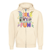 Sandshell girls just wanna have fun Zipper Hoodie - MaliasSmallBusiness