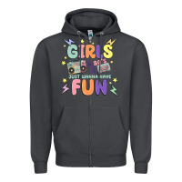 Smoke girls just wanna have fun Zipper Hoodie - MaliasSmallBusiness