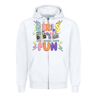 White girls just wanna have fun Zipper Hoodie - MaliasSmallBusiness