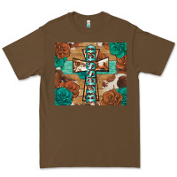 Cacao blessed cross Premium Tee - BarkalooDesign