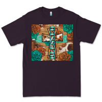 Plum blessed cross Premium Tee - BarkalooDesign