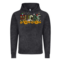 Christmas Nurse Sunflower Vintage Hoodie | Teevron