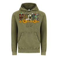 Vintage Olive christmas nurse sunflower Vintage Hoodie - FaDigitalArtStudio