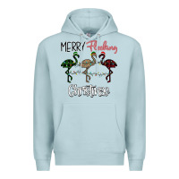 Blue Mist Merry Flocking Christmas Premium Hoodie - Bettercallsaul