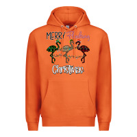 Carrot Merry Flocking Christmas Premium Hoodie - Bettercallsaul