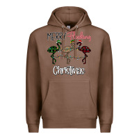 Chestnut Merry Flocking Christmas Premium Hoodie - Bettercallsaul