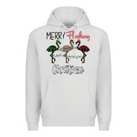 Dove Grey Merry Flocking Christmas Premium Hoodie - Bettercallsaul