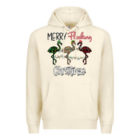 Sandshell Merry Flocking Christmas Premium Hoodie - Bettercallsaul