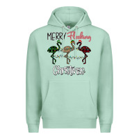 Seafoam Merry Flocking Christmas Premium Hoodie - Bettercallsaul
