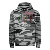 Slate Camo Merry Flocking Christmas Premium Hoodie - Bettercallsaul