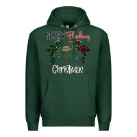 Sports Green Merry Flocking Christmas Premium Hoodie - Bettercallsaul
