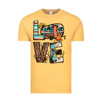 Vintage Mustard love camp Vintage Tee - JahusDesignShop