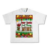 Christmas Dear Santa Just Bring Wine Urban Heavy Tee | Teevron