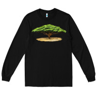 Black acacia tree Long Sleeve Tee - LillyAllenDesigns