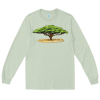 Matcha acacia tree Long Sleeve Tee - LillyAllenDesigns