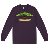 Plum acacia tree Long Sleeve Tee - LillyAllenDesigns