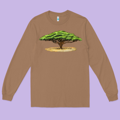 Acacia Tree Long Sleeve Tee Designed By Lillyallendesigns