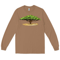 Toasted Coconut acacia tree Long Sleeve Tee - LillyAllenDesigns