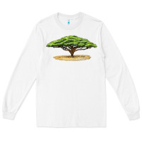 White acacia tree Long Sleeve Tee - LillyAllenDesigns