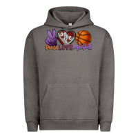 Pigment Tornado Peace love Basketball Urban Hoodie - HowdyJamesFarm