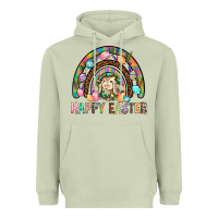Matcha Happy Easter Rainbow Heavyweight Hoodie - BundleAndBundleShop