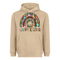 Mushroom Happy Easter Rainbow Heavyweight Hoodie - BundleAndBundleShop