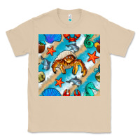 Mushroom sea animals Classic Tee - BundleAndBundleShop