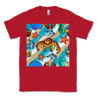 Red sea animals Classic Tee - BundleAndBundleShop