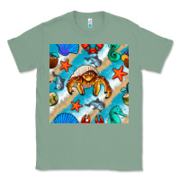Sage sea animals Classic Tee - BundleAndBundleShop